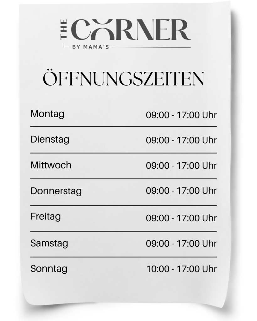 Öffnungszeiten The Corner Karlsruhe